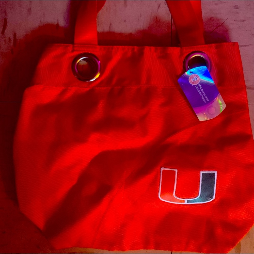 Orange Miami University Tote.